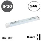 UITVERKOOP: LONG AND SLIM - Led Strip voeding 24V/45W/1,87A, Max: 36w