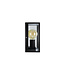 UITVERKOOP: Decoratieve Lantaarn Lamp | Zwart | 1x E27 LED Lamp | IP44 | Roestvrij Staal en Glas Body