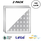 2 PACK - C2 Backlite LED Paneel 60x60cm, 36w, 3600 Lumen (100lm/w), Color Switch (3000/4000/6000K), Flikkervrije LIFUD Driver, 2 Jaar Garantie