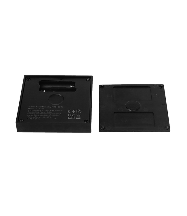 MiBoxer Wandbediening Zwart RGB + CCT (Batterij Versie)