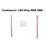 A-Serie Led Strip Connector 8MM Led Strips (Zonder solderen) | Geschikt voor IP20 en IP65 LED Strips