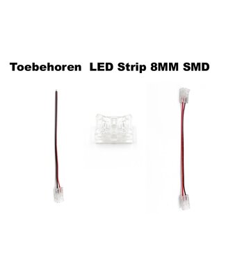 A-Serie Led Strip Connector 8MM Led Strips (Zonder solderen) | Geschikt voor IP20 en IP65 LED Strips