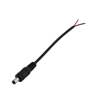 Male Jack Connector Kabel voor LED strips 12/24V