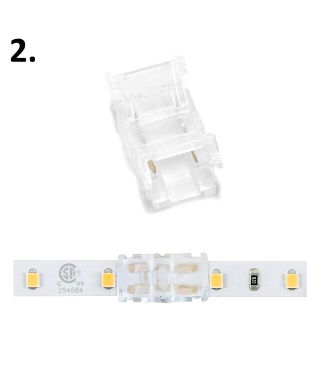 A-Serie Led Strip Connector 10MM Led Strips (Zonder solderen) | Geschikt voor IP20 en IP65 LED Strips