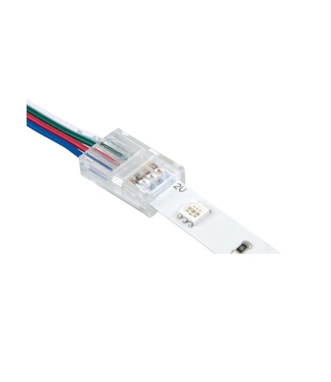 A-Serie Led Strip Connector RGB Led Strips 10MM  (Zonder solderen) | Geschikt voor IP20 en IP65 LED Strips