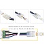 A-Serie Led Strip Connector RGBW Led Strips 10MM  (Zonder solderen) | Geschikt voor IP20 en IP65 LED Strips