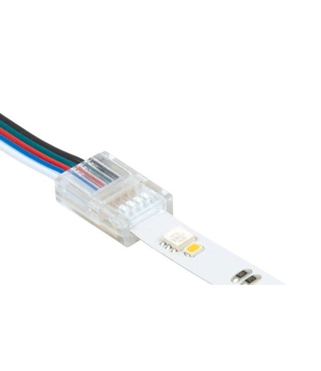A-Serie Led Strip Connector RGBW Led Strips 10MM  (Zonder solderen) | Geschikt voor IP20 en IP65 LED Strips