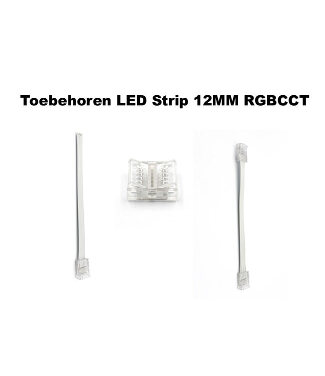 A-Serie Led Strip Connector RGBCCT Led Strips 12MM  (Zonder solderen) | Geschikt voor IP20 en IP65 LED Strips