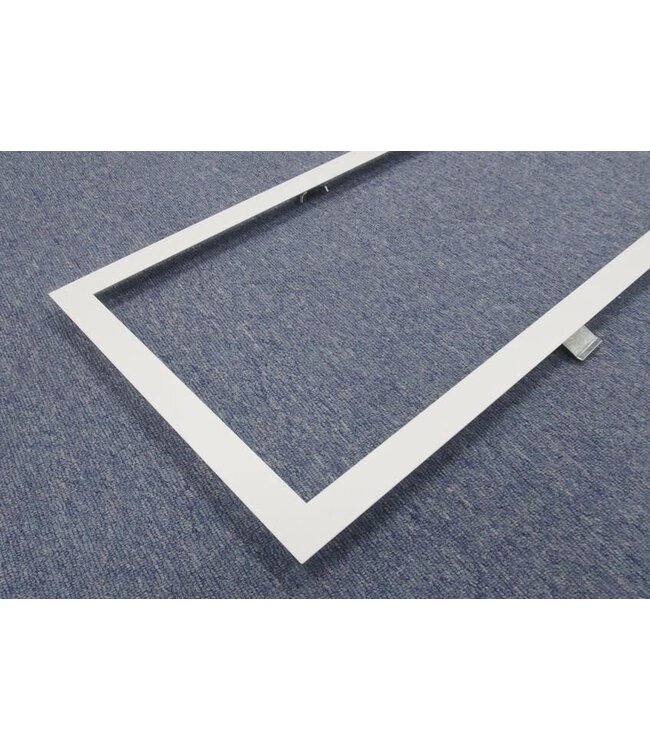 Inbouwframe voor 30x120cm Led Panelen, Wit
