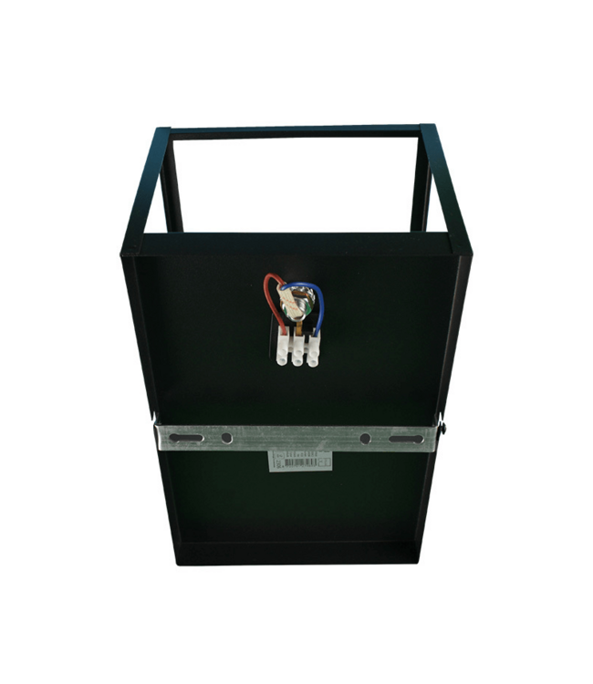 Industriële Wandlamp Zwart | 26x17cm | Incl. Lichtbron E27 - 4w - 2400K - Dimbaar  | Retro | Vintage | Metaal