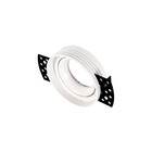 Trimless Inbouw Spot Armatuur | Wit | 80mm Gatmaat | Geschikt voor pleisterwerk | 50mm LED Spots