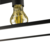 Industriële Plafondlamp / Hanglamp Zwart | 72x21x18cm | Incl. Lichtbron E27 - 4w - 2400K - Dimbaar | Retro | Vintage | Metaal