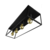 Industriële Plafondlamp / Hanglamp Zwart | 72x21x18cm | Incl. Lichtbron E27 - 4w - 2400K - Dimbaar | Retro | Vintage | Metaal