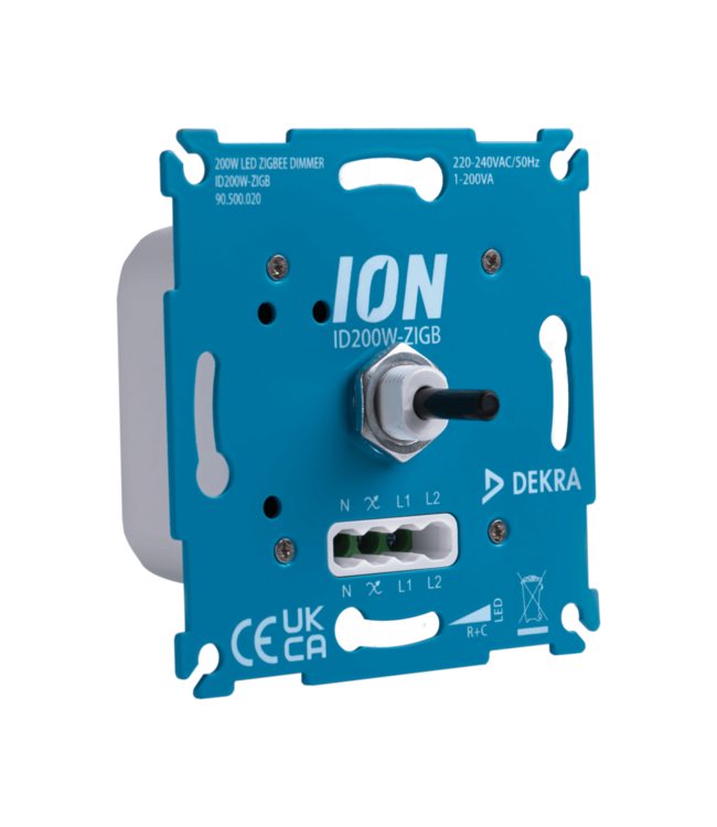ION INDUSTRIES - Inbouw LED Zigbee Dimmer | 0.3-200 Watt | Zonder Nuldraad