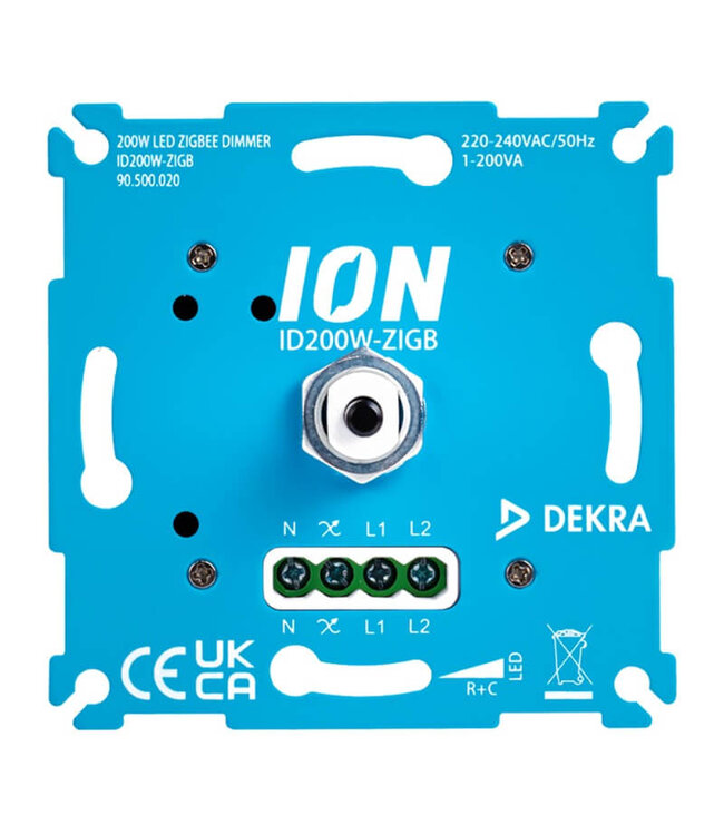 ION INDUSTRIES - Inbouw LED Zigbee Dimmer | 0.3-200 Watt | Zonder Nuldraad