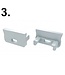 Accessoires t.b.v. Standaard Led Strip Profiel Norman | Wit