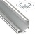 Hoek Aluminium Led Strip Profiel  Norman | ALU | Tot 2 Meter leverbaar