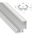 Hoek Aluminium Led Strip Profiel  Norman | WIT | Tot 2 Meter leverbaar
