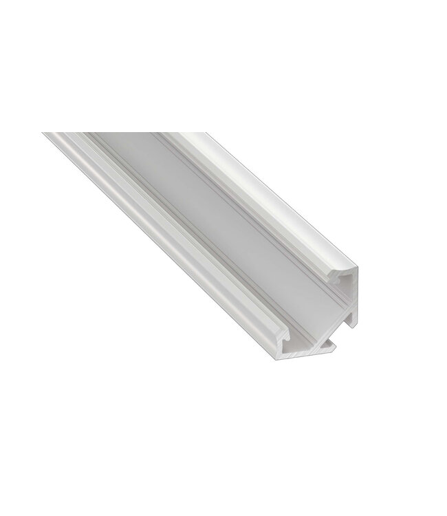 Hoek Aluminium Led Strip Profiel  Norman | WIT | Tot 2 Meter leverbaar