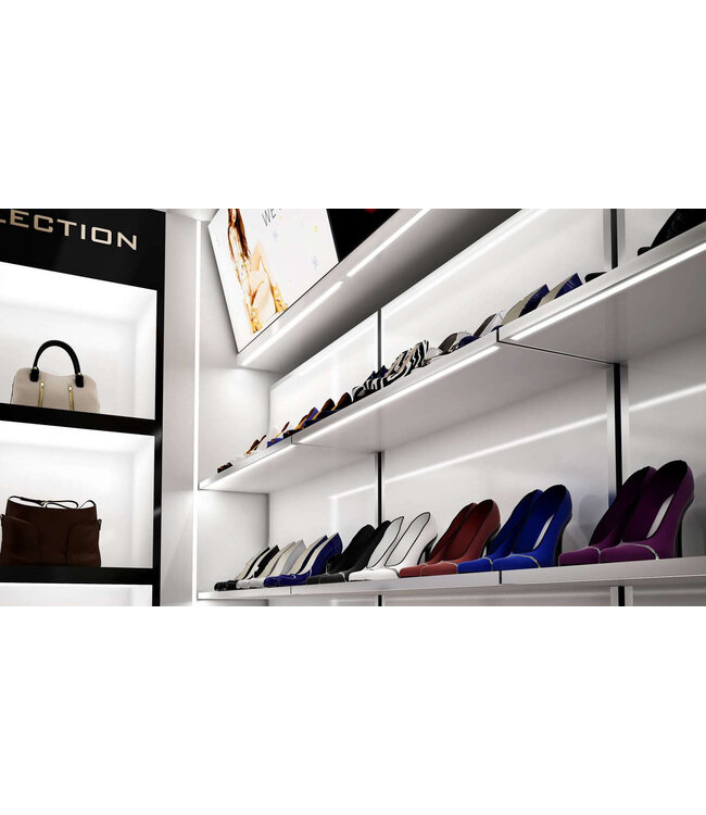 Infrees Aluminium Led Strip Profiel  Norman | ZWART |  21x9,3mm | Tot 2 Meter leverbaar