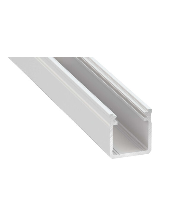 Verdiept Aluminium Led Strip Profiel  Norman | WIT |  18x17mm | Tot 2 Meter leverbaar