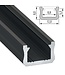 SlimLine Aluminium Led Strip Profiel | ZWART |  12x8mm | Tot 2 Meter leverbaar