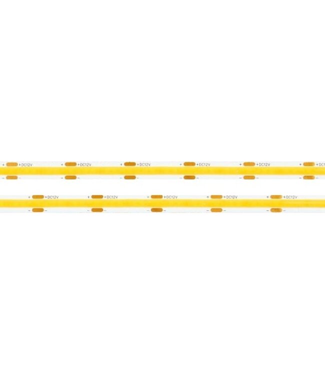 Led Strip ROL 5 Meter COB, 8w/m, 320 led/m, 760Lm/m, 4000K Neutraal wit, CRI90, 12v, IP33, 8mm, 2 Jaar garantie