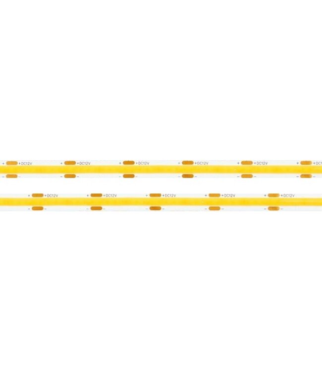 Led Strip ROL 25 Meter COB, 8w/m, 320 led/m, 760Lm/m, 4000K Neutraal wit, CRI90, 12v, IP33, 8mm, 2 Jaar garantie