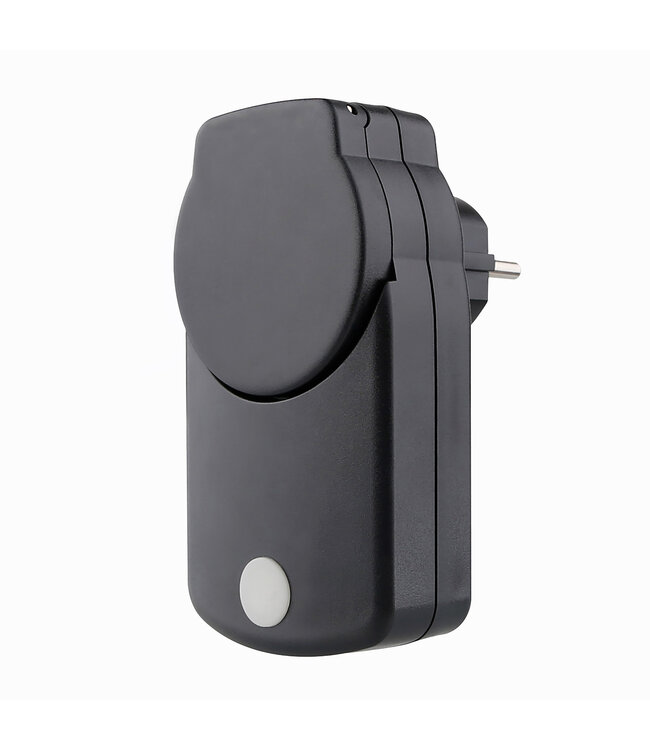 Wifi Stekkerschakelaar | Max 3600 Watt | Werkt via Tuya App / Google Assistant / Amazon Alexa | IP44 Binnen en Buiten gebruik