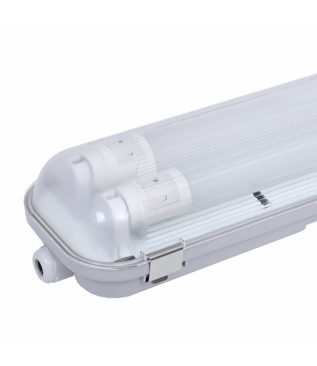 ProLine LED TL Armatuur 150cm | IP65 | IK08 | RVS Sluitclips | Geschikt voor 2 LED Buizen
