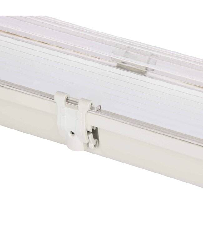 Complete LED TL Armatuur 60cm 6/9/12W, CCT Switch 3000K/4000K/6000K, 840-1680 Lumen (140Lm/w), IP65, Incl. 1x led buis, 3 Jaar garantie