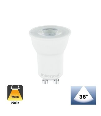 GU10 LED Spot 35MM 2,8w, 270 Lumen, 2700K Warm wit, Lichthoek: 36°, 2 Jaar garantie