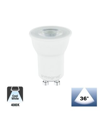 GU10 LED Spot 35mm 3,4w, 4000K, Lichthoek: 36°, 2 Jaar garantie