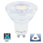 GU10 LED Spot 4,7w, 425  Lumen, 6500K Daglicht Wit, Glas, Lichthoek: 36°, 2 Jaar Garantie