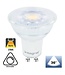 GU10 LED Spot 3,6w, 400 Lumen, 2700K Warm Wit, Glas, Dimbaar, Lichthoek: 36°,  2 Jaar Garantie