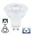 GU10 LED Spot 3,6w, 400 Lumen, 4000K Neutraal Wit, Glas, Dimbaar, Lichthoek: 36°,  2 Jaar Garantie