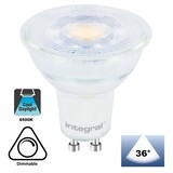 GU10 LED Spot 3,6w, 400 Lumen, 6500K Daglicht Wit, Glas, Dimbaar, Lichthoek: 36°,  2 Jaar Garantie
