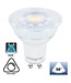 GU10 LED Spot 3,6w, 400 Lumen, 6500K Daglicht Wit, Glas, Dimbaar, Lichthoek: 36°,  2 Jaar Garantie