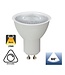 GU10 LED Spot WIT 3w, 240 Lumen, 2700K Warm Wit, Dimbaar, Lichthoek: 60°, 2 Jaar Garantie