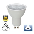 GU10 LED Spot WIT 5w, 400 Lumen, 3000K Warm Wit, Dimbaar, Lichthoek: 60°, 2 Jaar Garantie