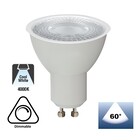 GU10 LED Spot WIT 5w, 400 Lumen, 4000K Neutraal Wit, Dimbaar, Lichthoek: 60°, 2 Jaar Garantie