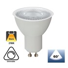 GU10 LED Spot WIT 7w, 560 Lumen, 2700K Warm Wit, Dimbaar, Lichthoek: 60°, 2 Jaar Garantie