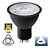 GU10 LED Spot ZWART 5w, 400 Lumen, 2700K Warm Wit, Dimbaar, Lichthoek: 60°, 2 Jaar Garantie