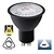 GU10 LED Spot ZWART 5w, 400 Lumen, 3000K Warm Wit, Dimbaar, Lichthoek: 60°, 2 Jaar Garantie