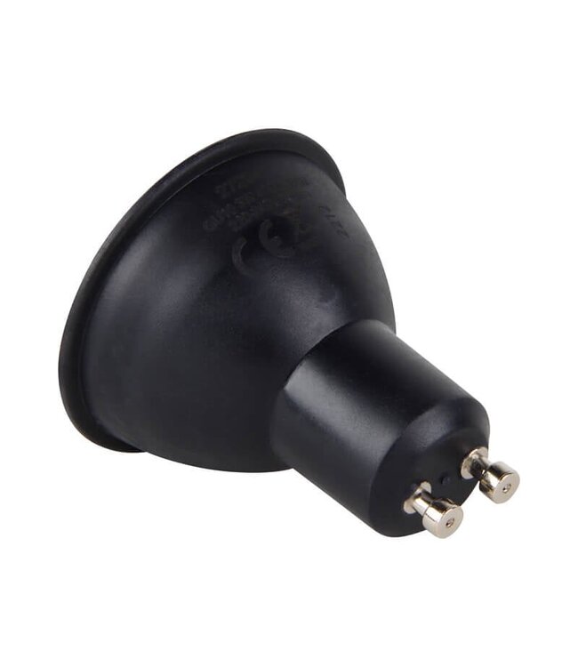 GU10 LED Spot ZWART 7w, 560 Lumen, 4000K Neutraal Wit, Dimbaar, Lichthoek: 60°, 2 Jaar Garantie