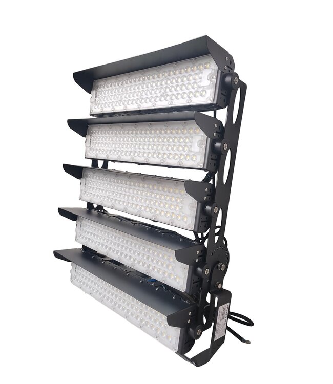 LED Terreinverlichting 1250w, 212500 Lumen (170lm/w), 5000K Puur Wit, IP66, PH Driver, 5 Jaar Garantie