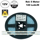 ECO Led Strip ROL 5 Meter 2835SMD, 9,6w/m, 120 led/m, 1000Lm/m, 3000K Warm wit, 12v, IP65HS, 8mm, 2 Jaar garantie