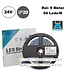 ECO Led Strip ROL 5 Meter 2835SMD, 6w/m, 60 led/m, 657Lm/m, 6500K Daglicht wit, 24v, IP20, 8mm, 2 Jaar garantie