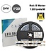 ECO Led Strip ROL 5 Meter 2835SMD, 12w/m, 120 led/m, 1350Lm/m, 3000K Warm wit, 24v, IP20, 8mm, 2 Jaar garantie