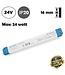 Cobalt LongSlim Premium Led Strip voeding 24V/30W/1,25A, Max: 24w, Afm:251x30x16 mm, 3 Jaar Garantie